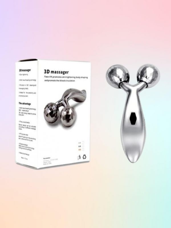 Lifting massager for face and body 3D Massager (silver)